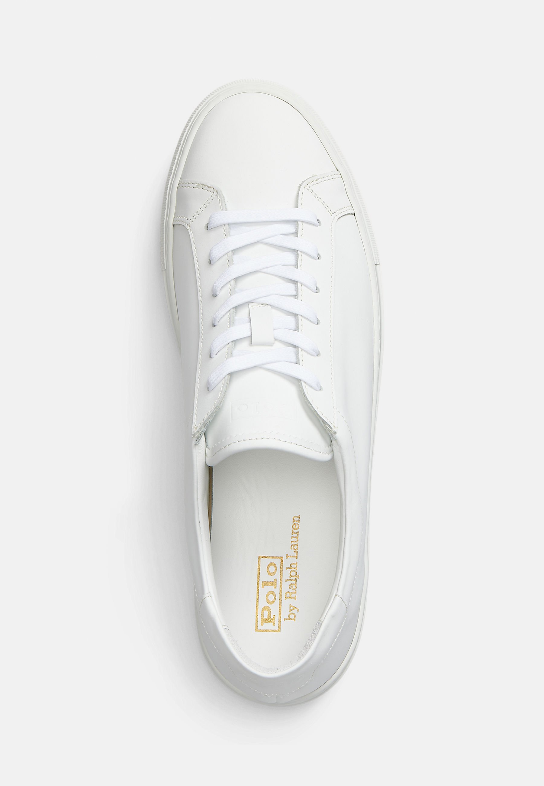 Scarpe da ginnastica in pelle Polo Ralph Lauren JERMAIN - bianche