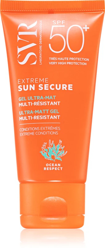 SVR Sun Secure Extreme matējošais želejveida dienas krēms ar SPF 50+