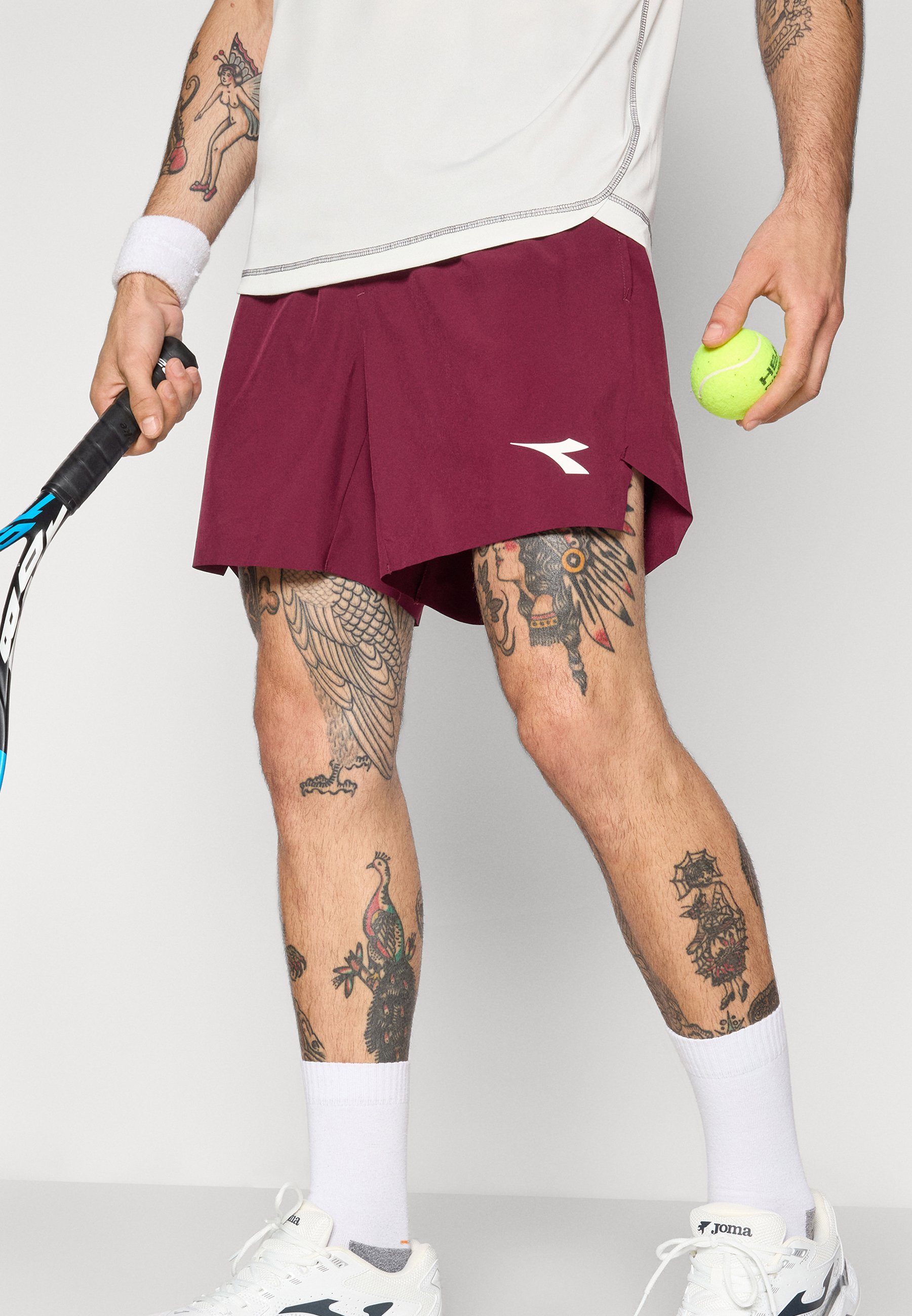 Diadora SHORTS ICON - Short de sport - bannière bordeaux