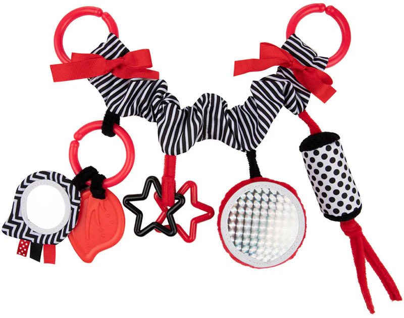 Brinquedo sensorial de contraste suspenso Canpol para bebês