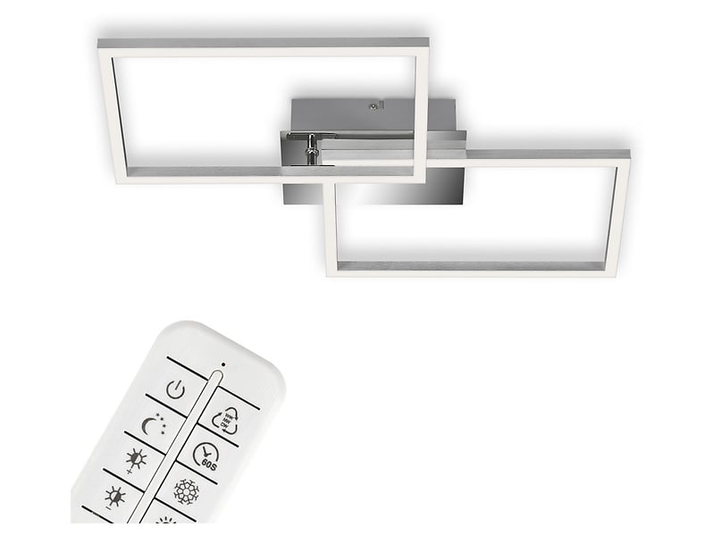 Lampa sufitowa Frame Led ze ściemniaczem srebrna