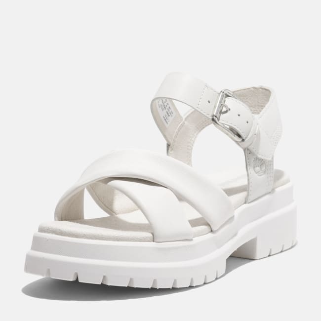 Sandalo a Listini Incrociati London Vibe da                Donna in bianco