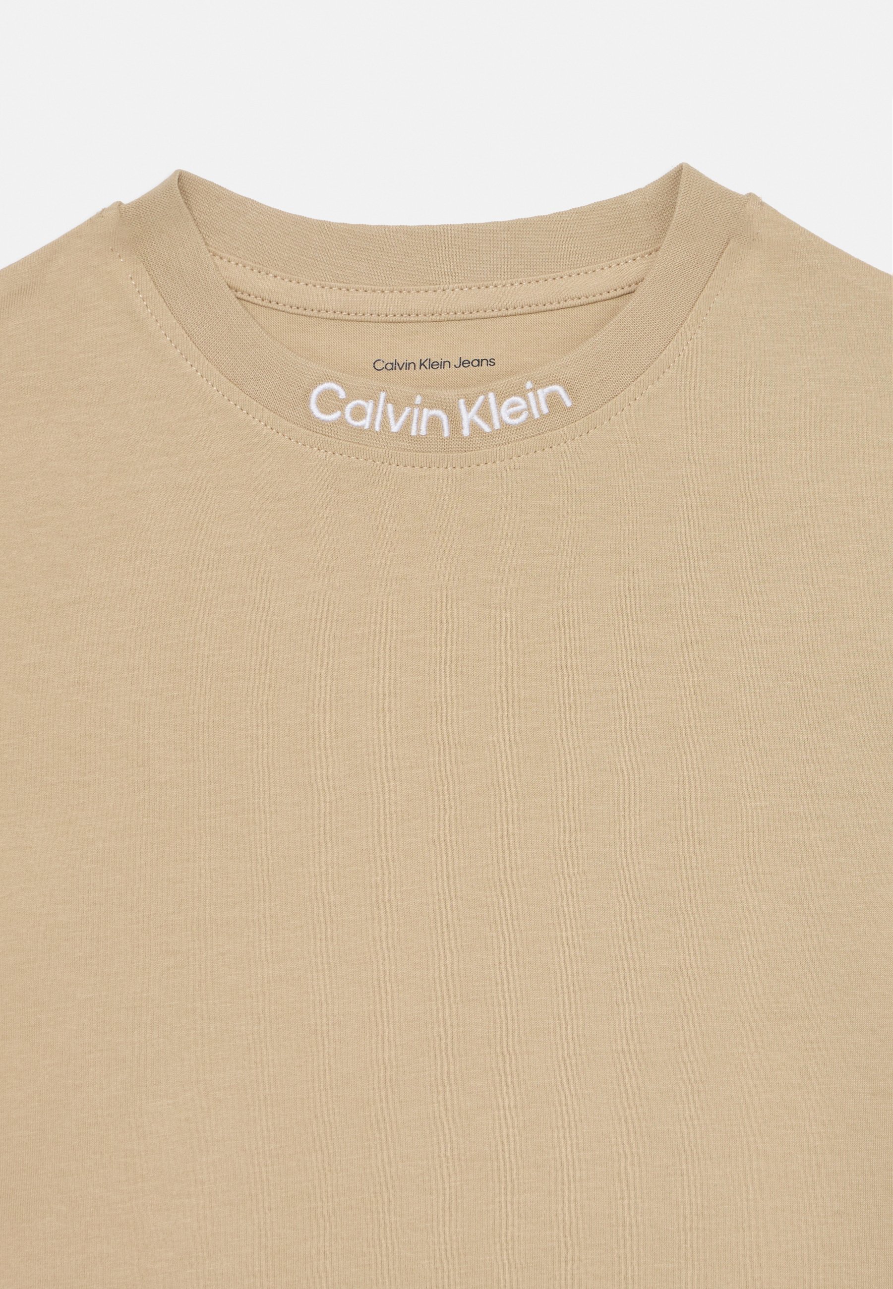 LOGO TEE UNISEX 2 PACK - T-shirts med print - white/safariCalvin Klein Jeans