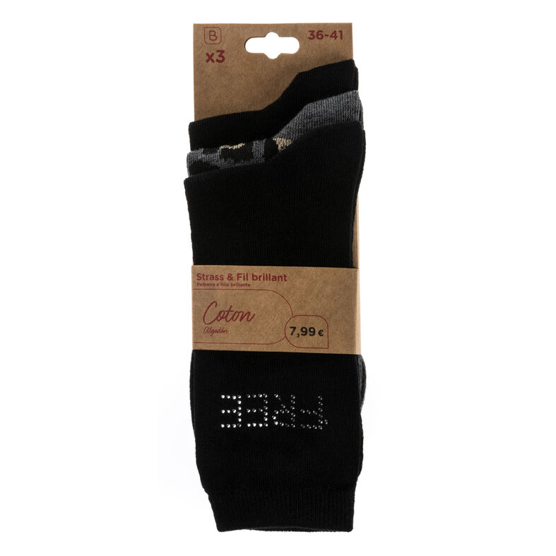 Chaussettes et collants Femme Gris