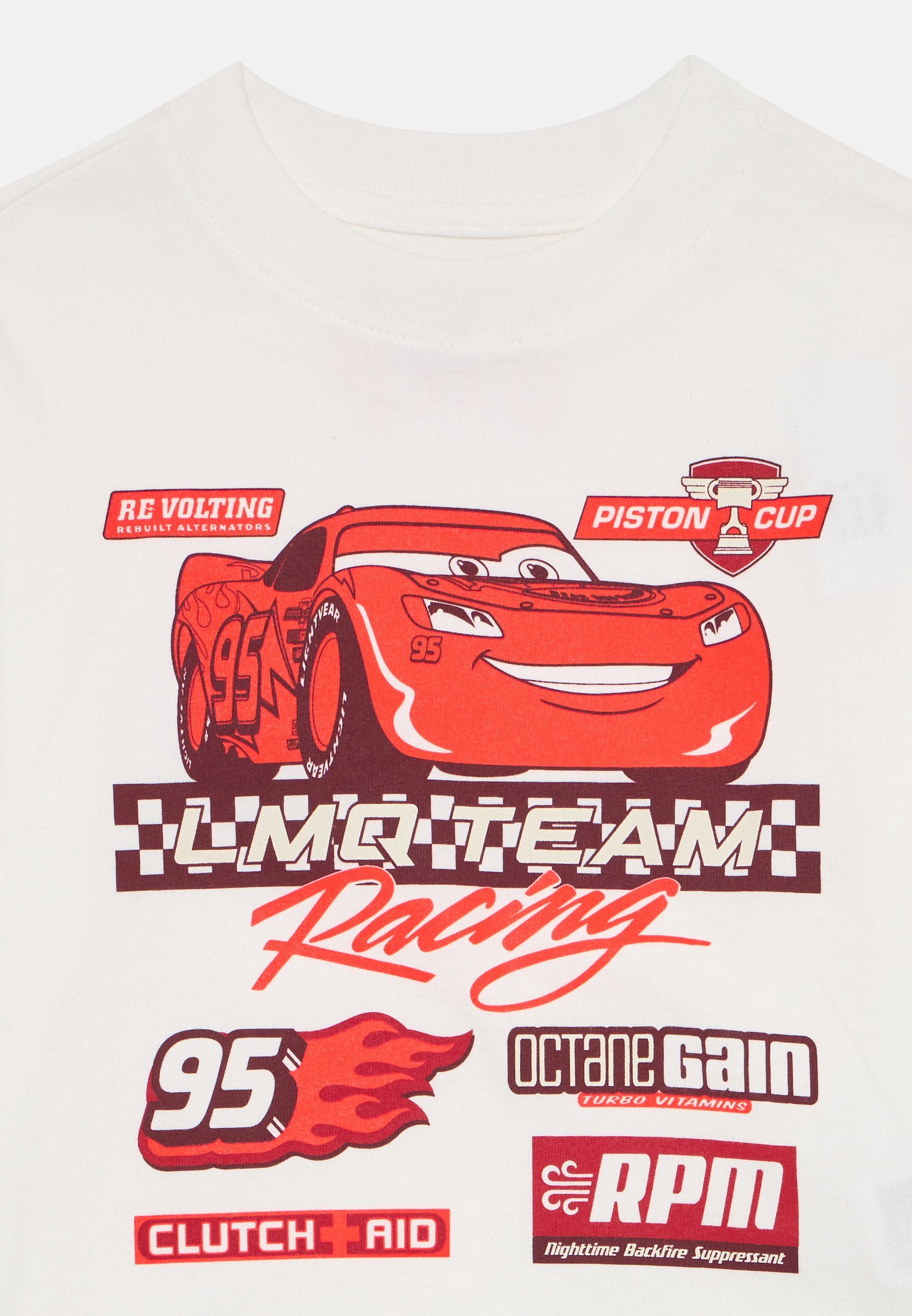 T-shirt à manches longues pour petit garçon, motif voitures GAP, neuf, blanc cassé