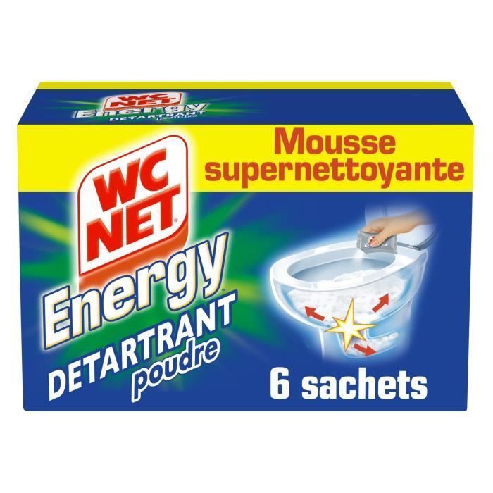 WC NET 6 sachets Energy Total Hygiene System Descaling Powder - 60 g