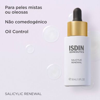 Isdin Salicylic Renewal Serum Salicylic Acid Facial Serum Anti-urenheter for fet hud