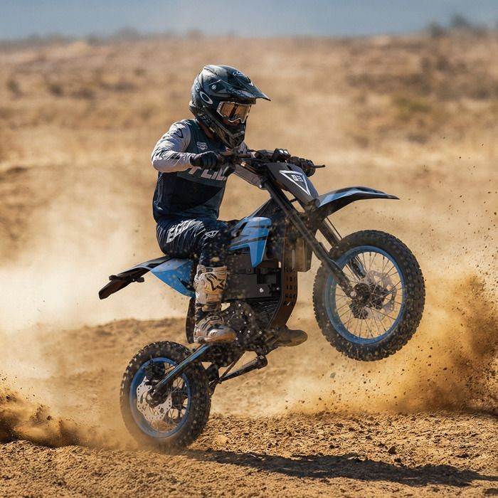 Moto électrique tout-terrain ZAWES S3 - 2000W (5000W crête), 60V 23.4Ah, 70km/h, Autonomie 60-70km, 53kg, Suspension intégrale