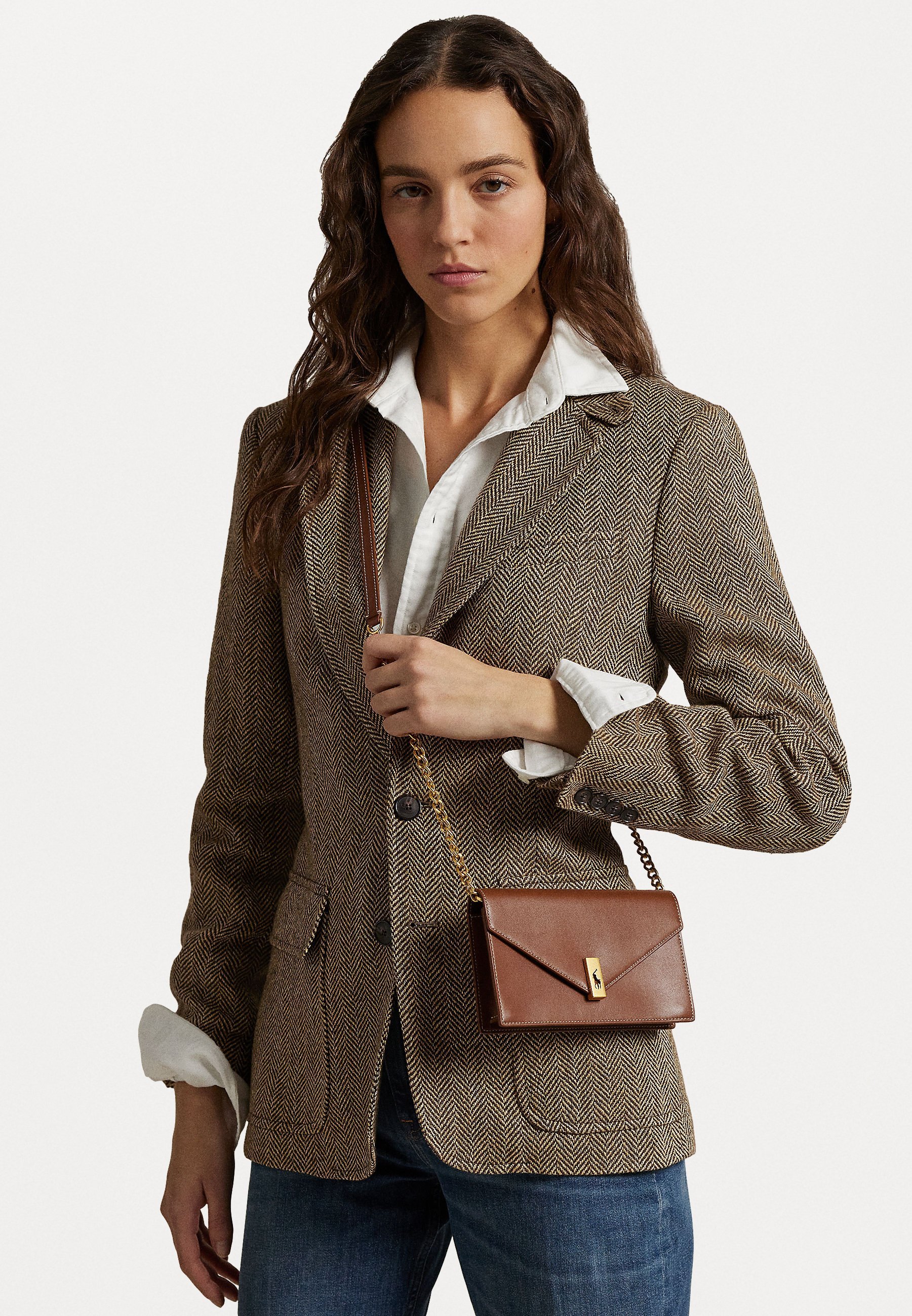 Portefeuille et sac en cuir Polo Ralph Lauren Polo ID à chaîne - Portefeuille - cuoio