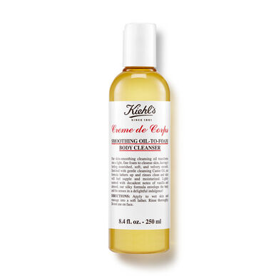 Kiehl's Creme de Corps zaglađujući gel za tijelo koji se upija u ulje, pjena za čišćenje tijela s uljem, suha koža, 250 ml