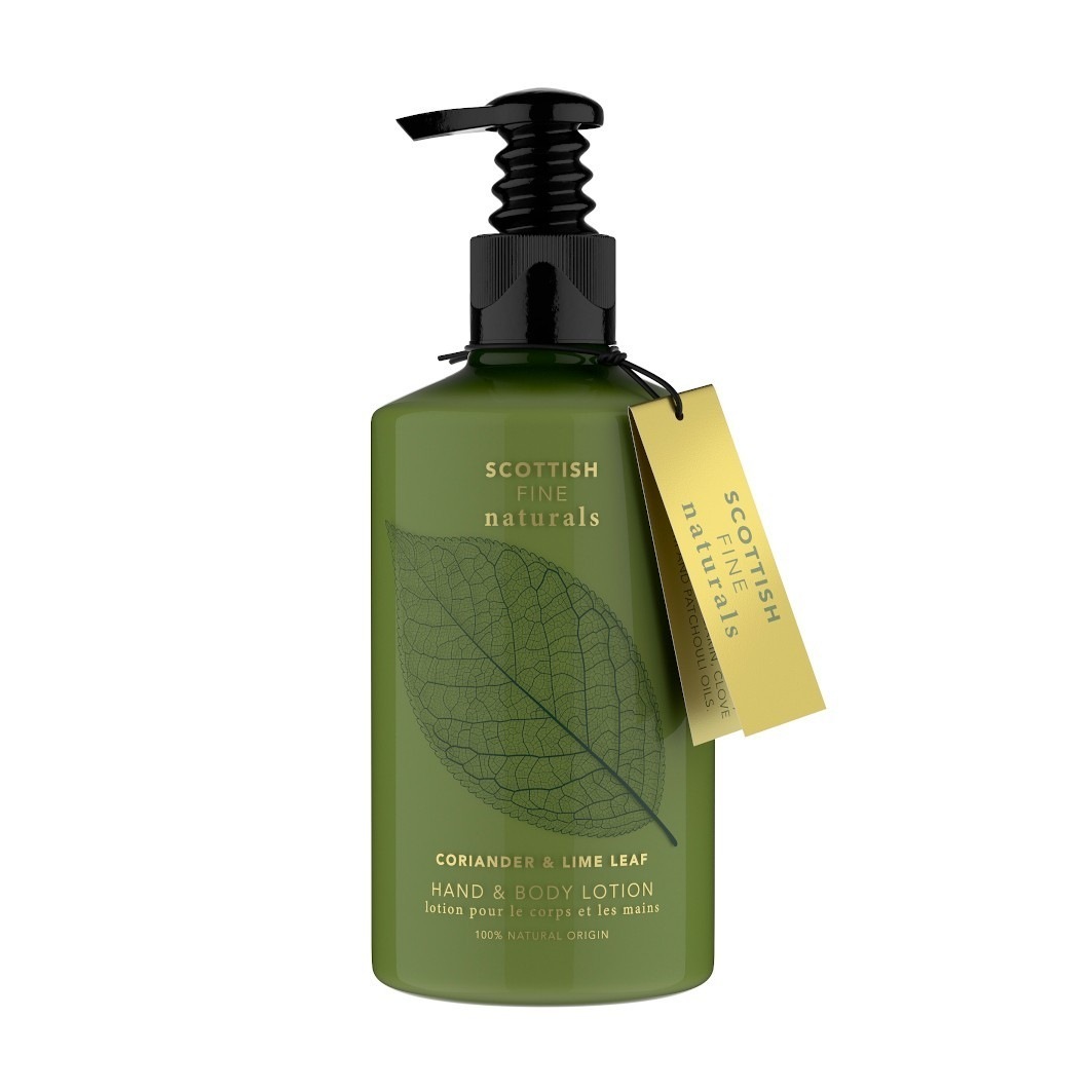 Losion za tijelo Scottish Fine Soaps Naturals s korijanderom i limetom za ruke i tijelo - 300 ml