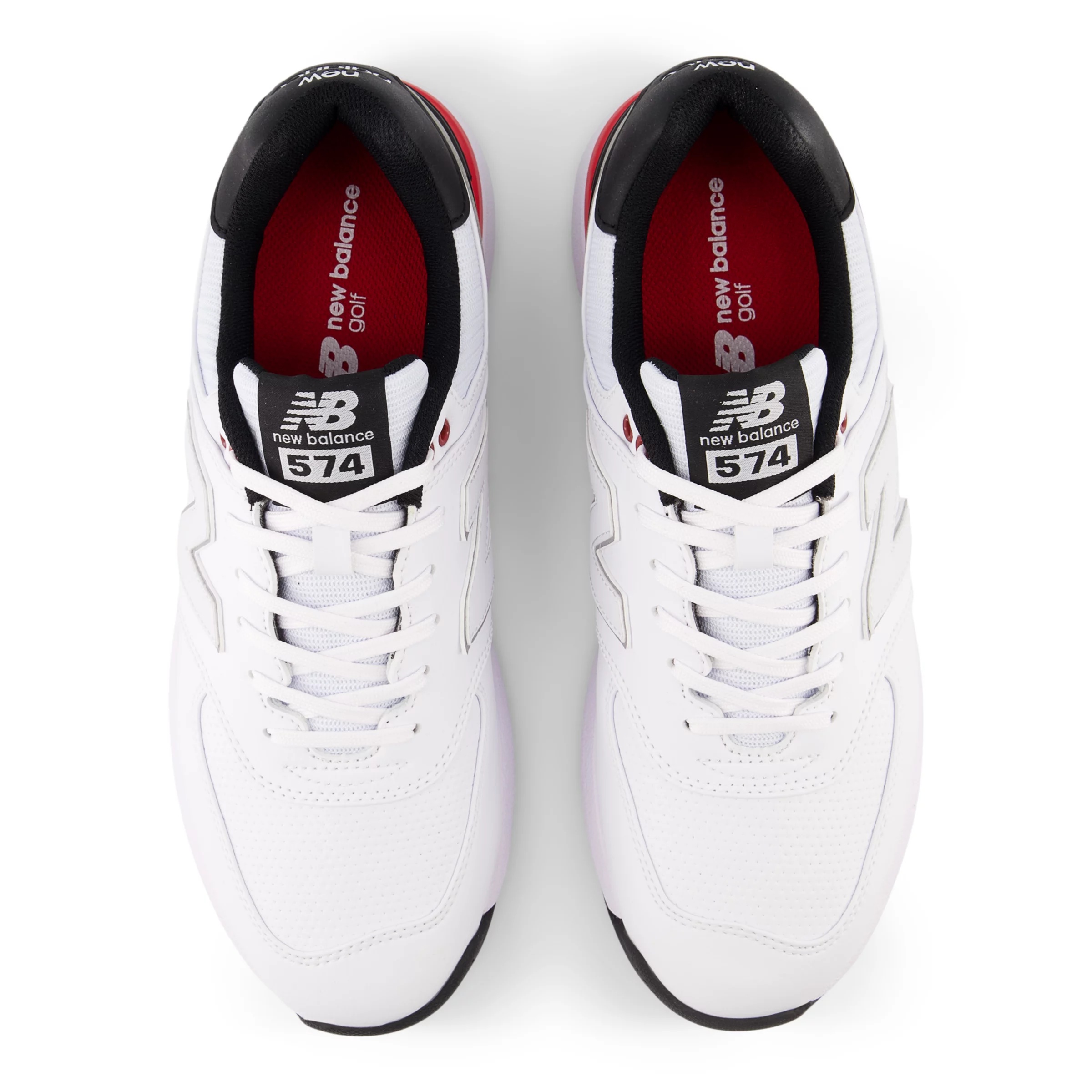574 Greens v2 Golf Shoes White with Black