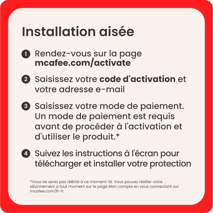McAfee Total Protection für 1 Gerät | 1-Jahres-Abonnement, automatische jährliche Verlängerung
