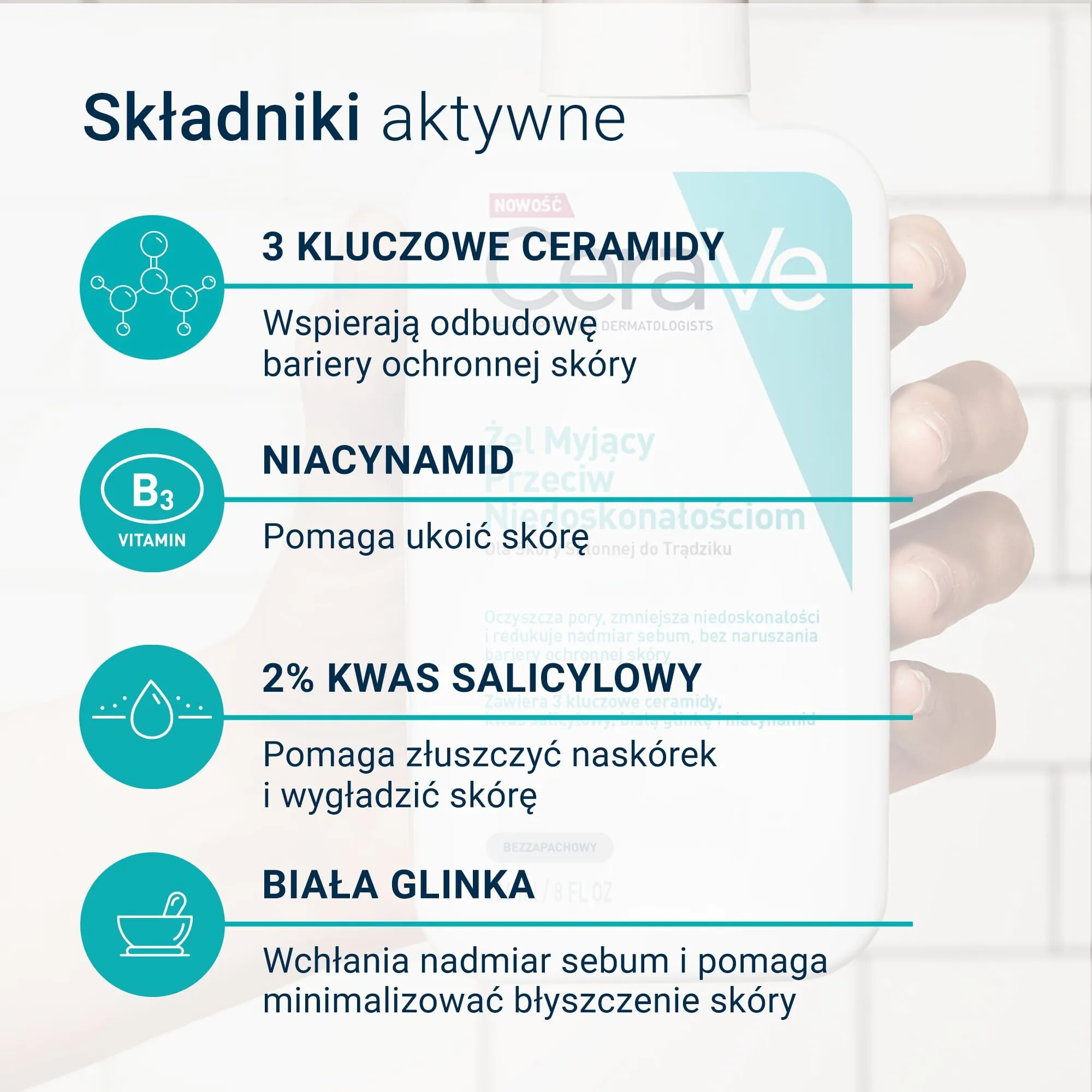 CeraVe Żel myjący przeciw niedoskonałościom