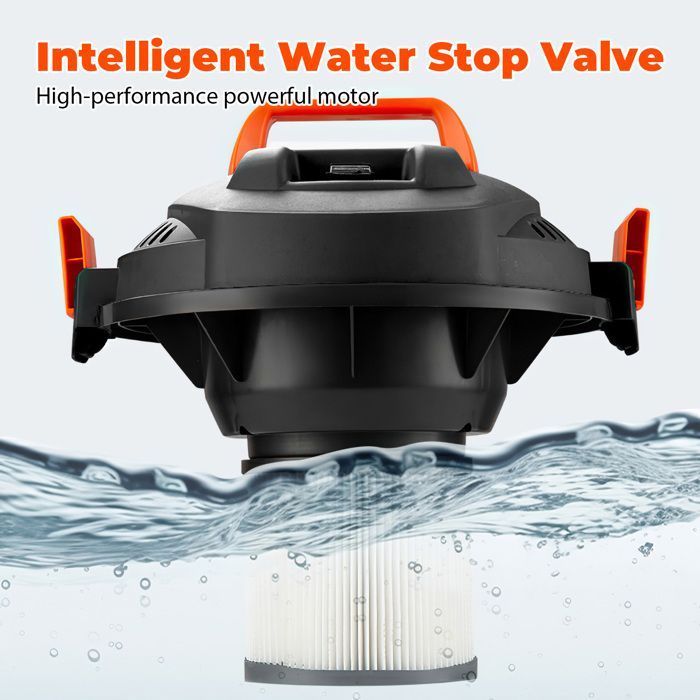 3-in-1 bagless vacuum cleaner, wet/dry vacuum, 1200W, 20L, industrial vacuum, suitable for hotels and shopping centers
