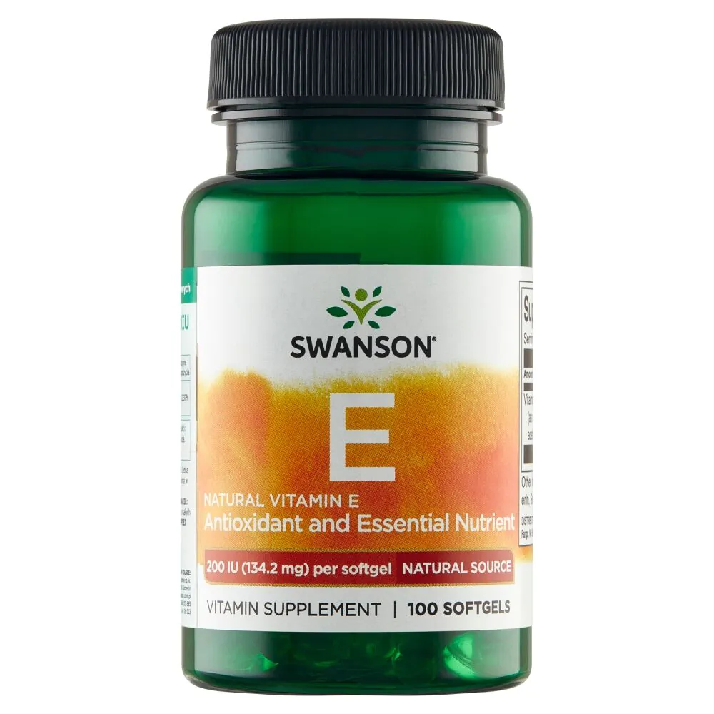 Swanson Naturalna Witamina E 200 j.m. Kapsułki