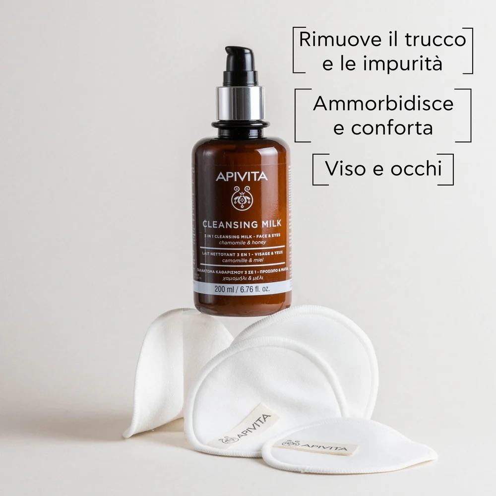 Detergenti e Struccanti Latte Detergente 3in1 – Viso e Occhi - Latte detergente viso