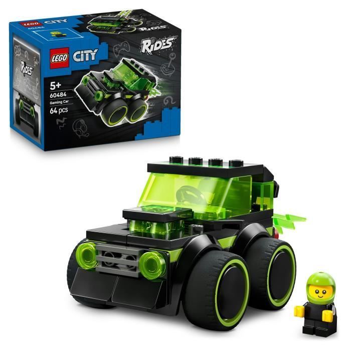 LEGO City 60484 Véhicules - La Voiture de Course de Jeu Vidéo - Jouet 5 ans - Idée Cadeau