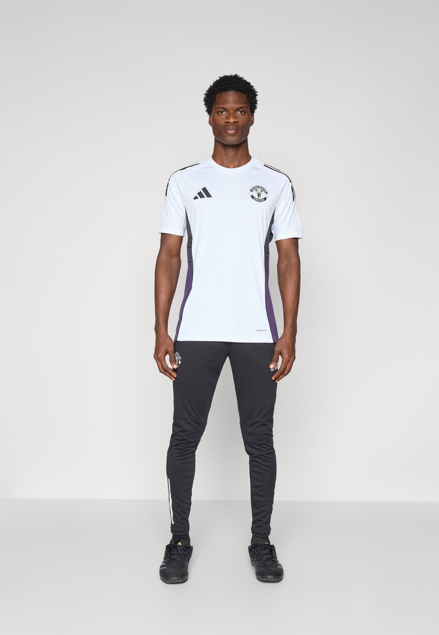 adidas Performance MANCHESTER UNITED 25/26 COMPETITION TRAINING PANTS - Clubkleding - zwart/aurora plum