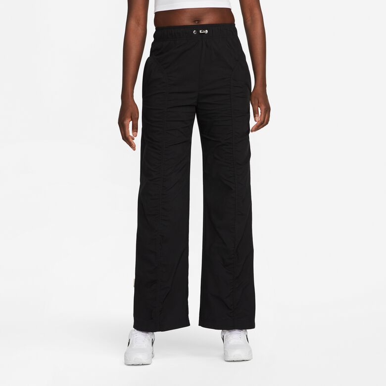 Pantalones deportivos fruncidos de tejido