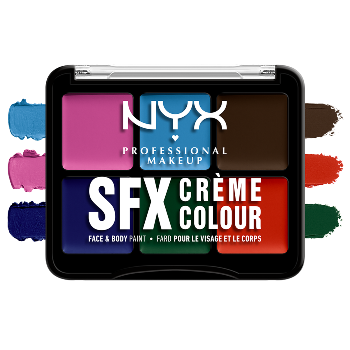 NYX Professional Makeup SFX sejas un ķermeņa krāsu palete