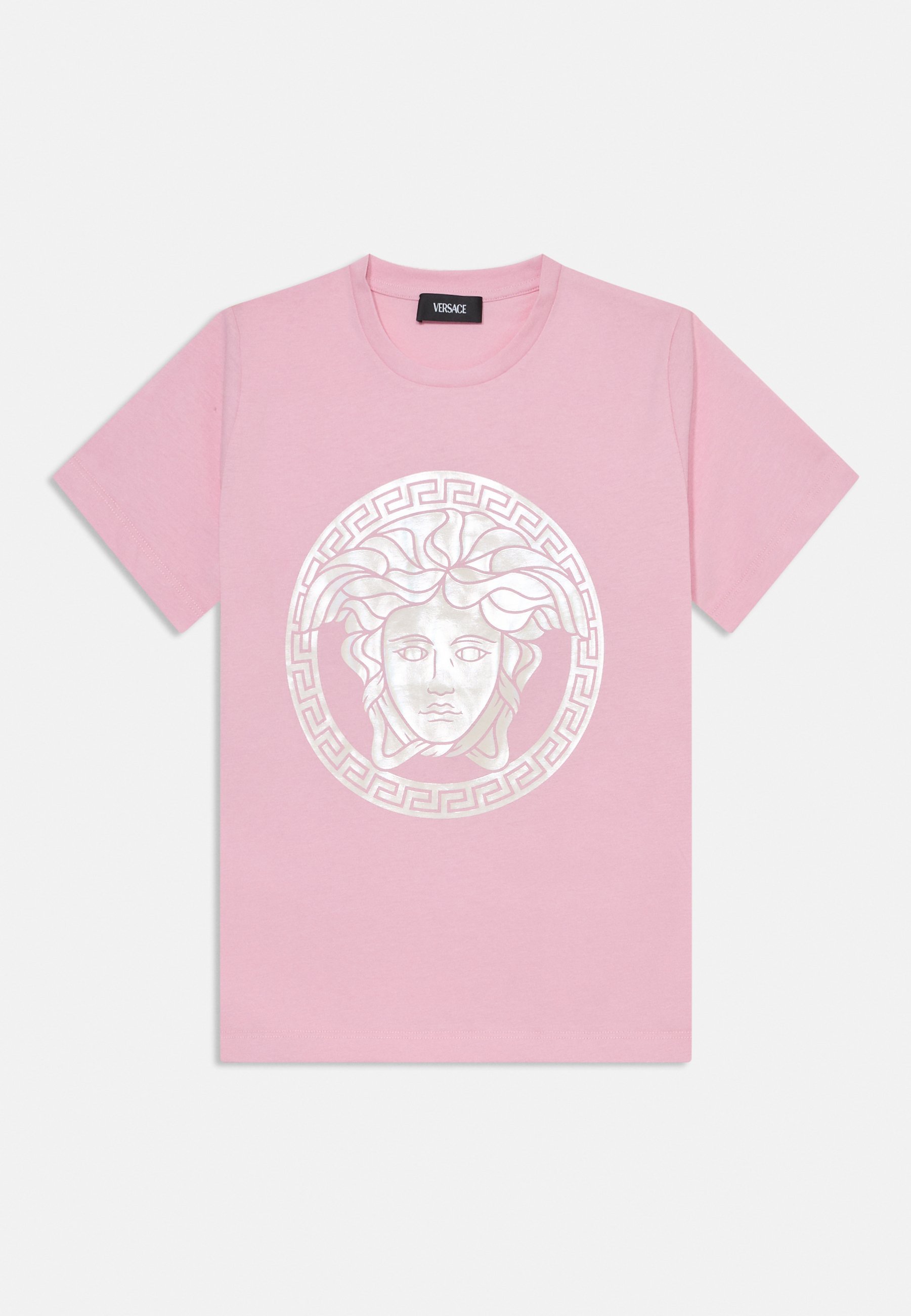 Versace MEDUSA KIDS EFFECT PRINT UNISEX - T-shirt met print - pastelroze