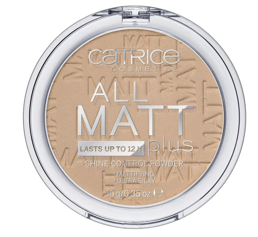 Catrice All Matt Plus Shine Control 030 Warm Beige Puder matujący