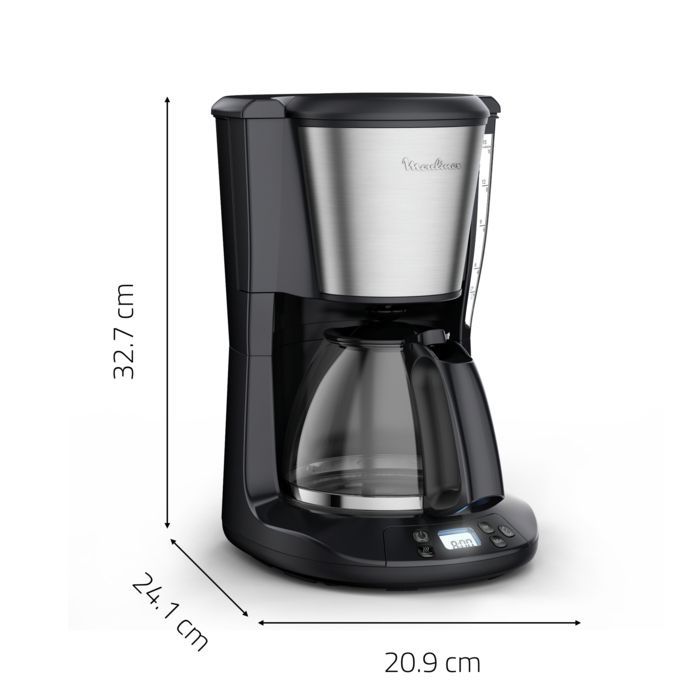 Subito, programmierbare Edelstahl-Filterkaffeemaschine von Moulinex, optionale Warmhaltefunktion, FG5S2DE0