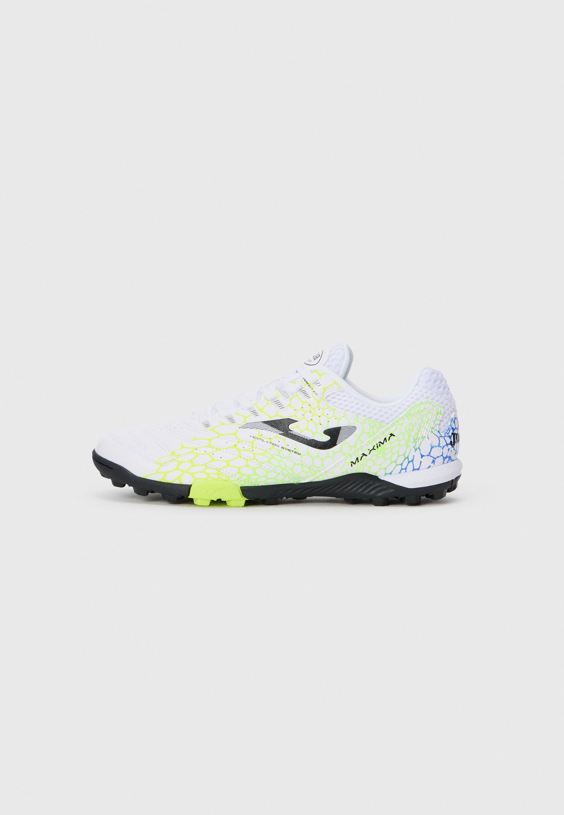 Joma MAXIMA - Zaalvoetbalschoenen - wit/geel/groen