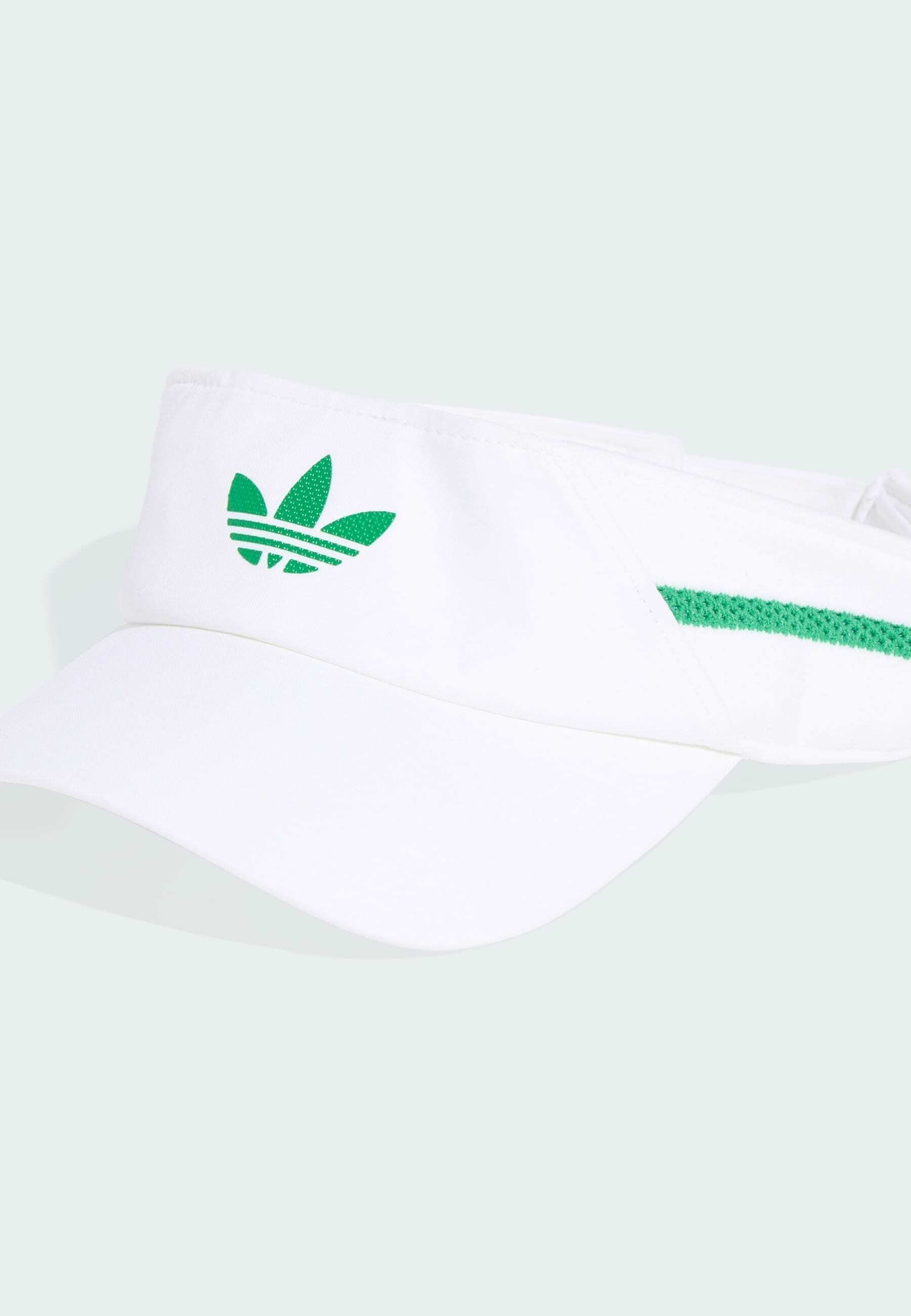 casquette adidas Performance VISOR CLIMA ORIGINAL - blanche et verte