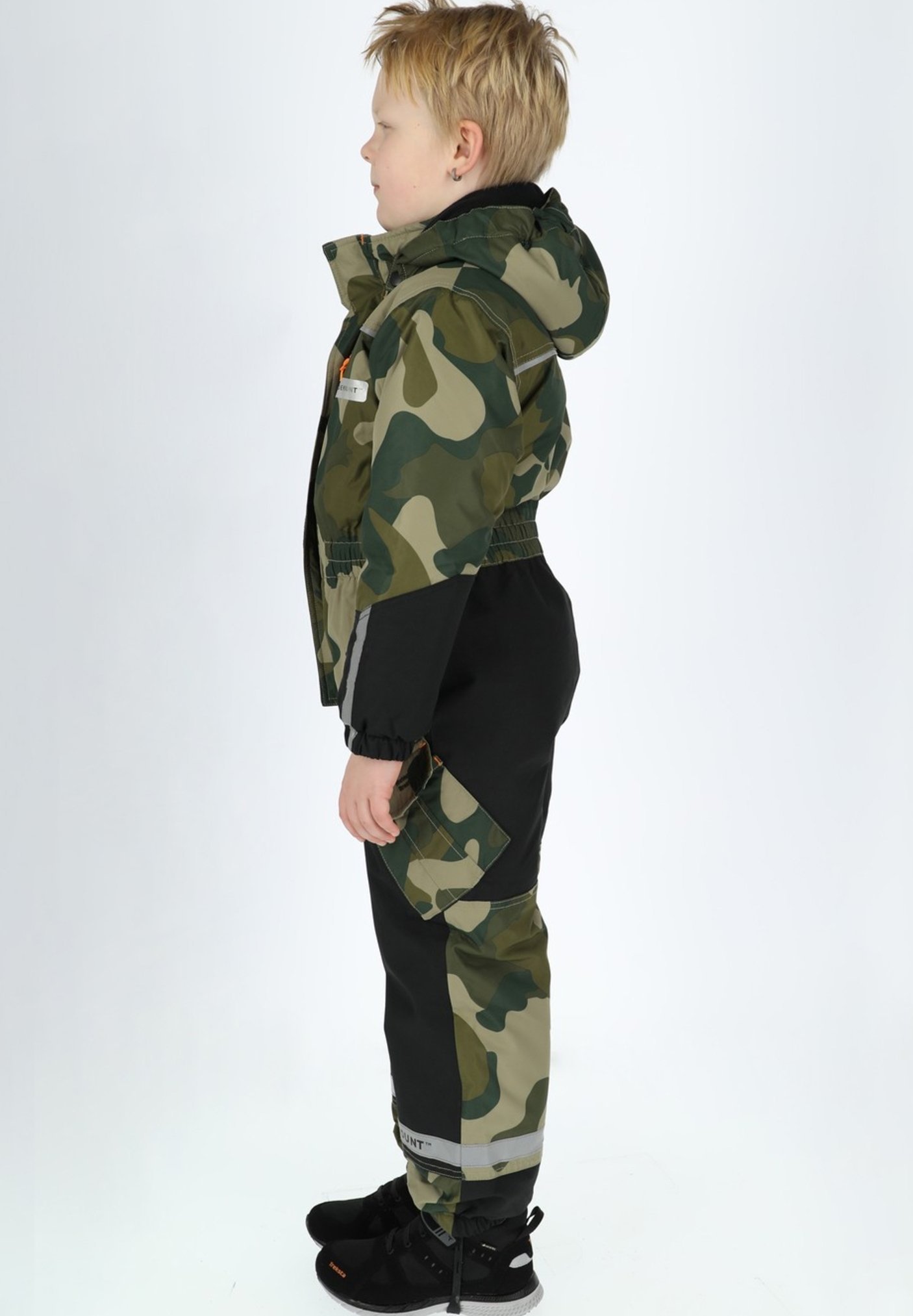 Swedemount NARVIK OVERALL 2 0 JR - Tuta da neve - mimetica verde oliva