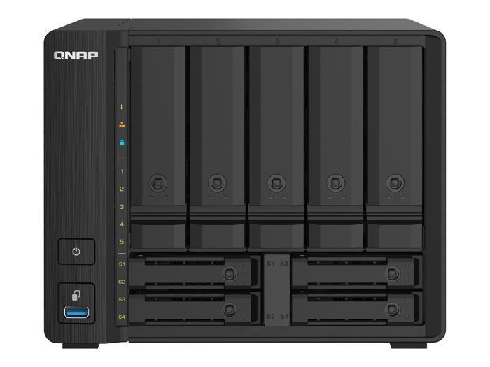 Servidor de armazenamento NAS - QNAP - TS-932PX-4G - 9 baias - 4 GB de RAM - 10 GbE SFP+