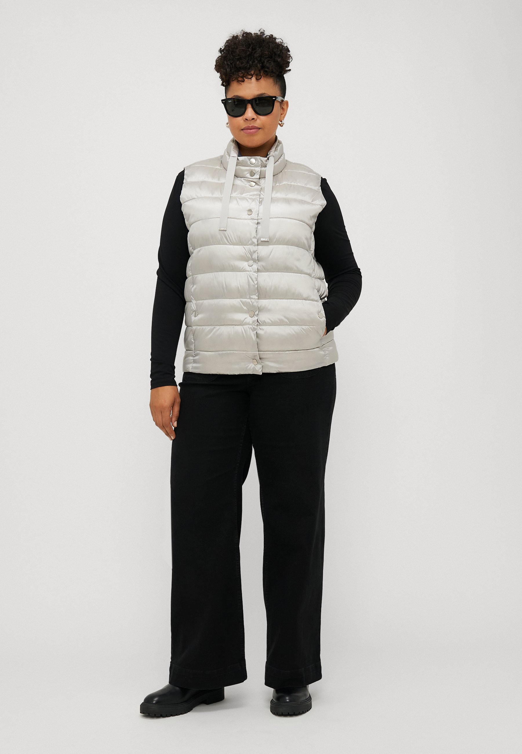ALLEEN Carmakoma CARVEGA LIFE GEWATTEERD VEST - Vest - Antarctica