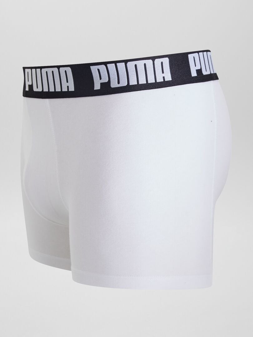 Bokserki „Puma” – zestaw 4 sztuk – BIAŁE