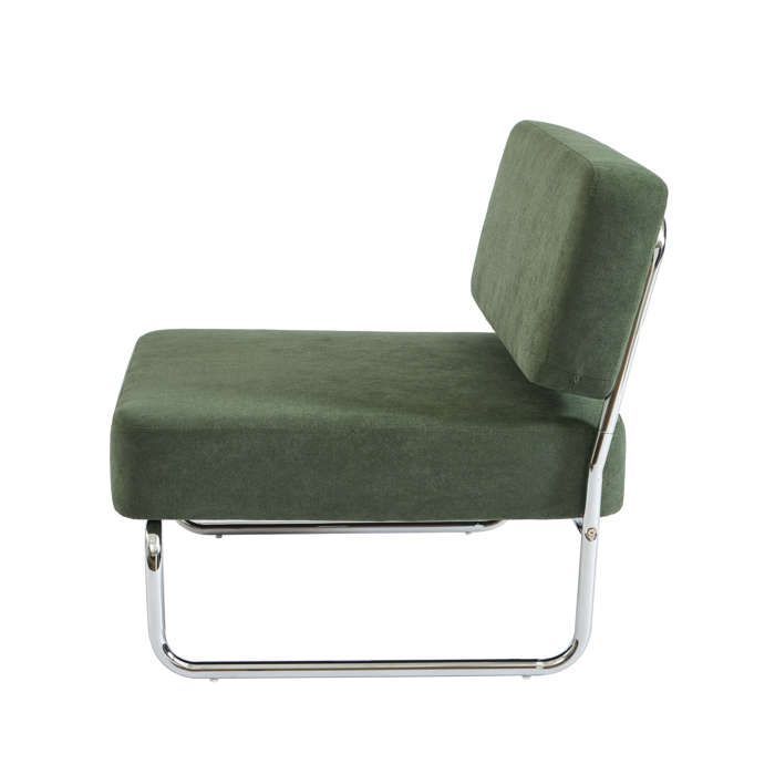 Sessel JACK in grünem Stoff