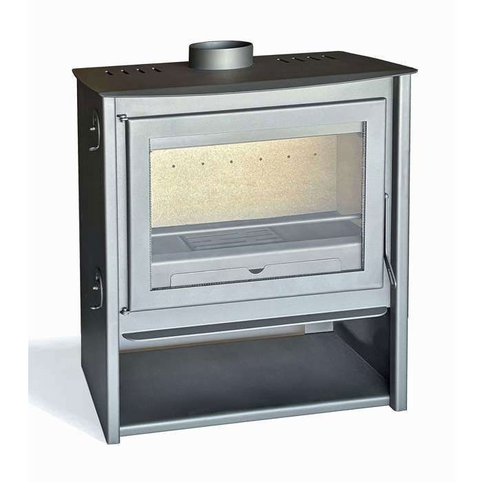 Stufa a legna - Zeux 700 - 11 kW - Classe di efficienza A+ - Tripla combustione