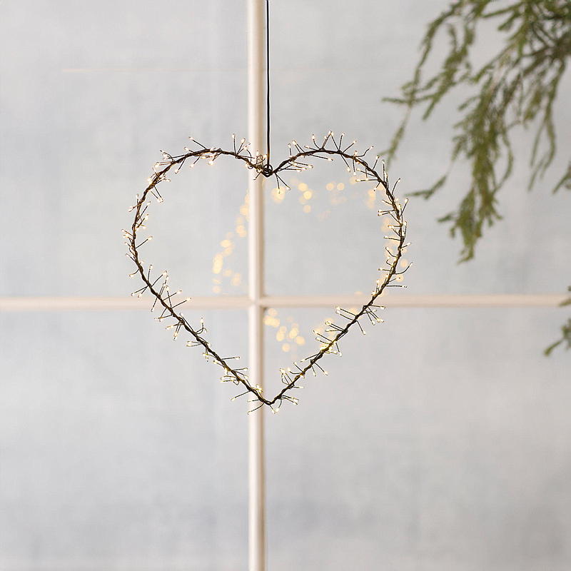 Hjem Lyslenke hjerte 40 cm 200 LED