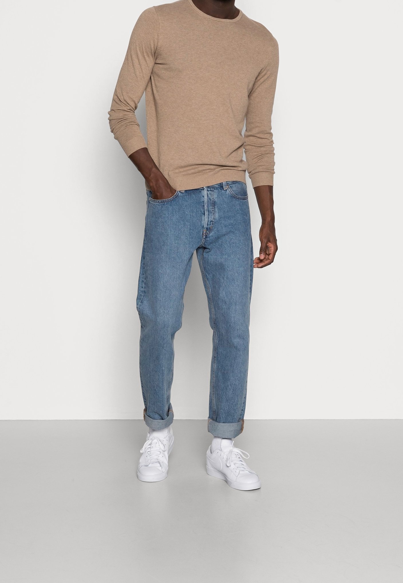 Pull Selected Homme - beige