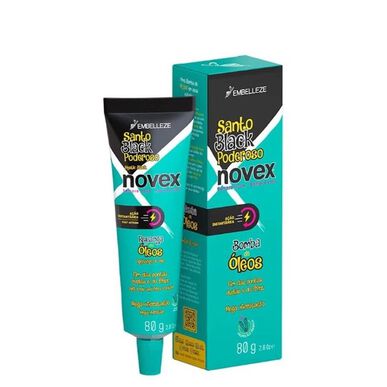 Vlasový krém Novex na roztřepené konečky, Holy Powerful Black, 80 g