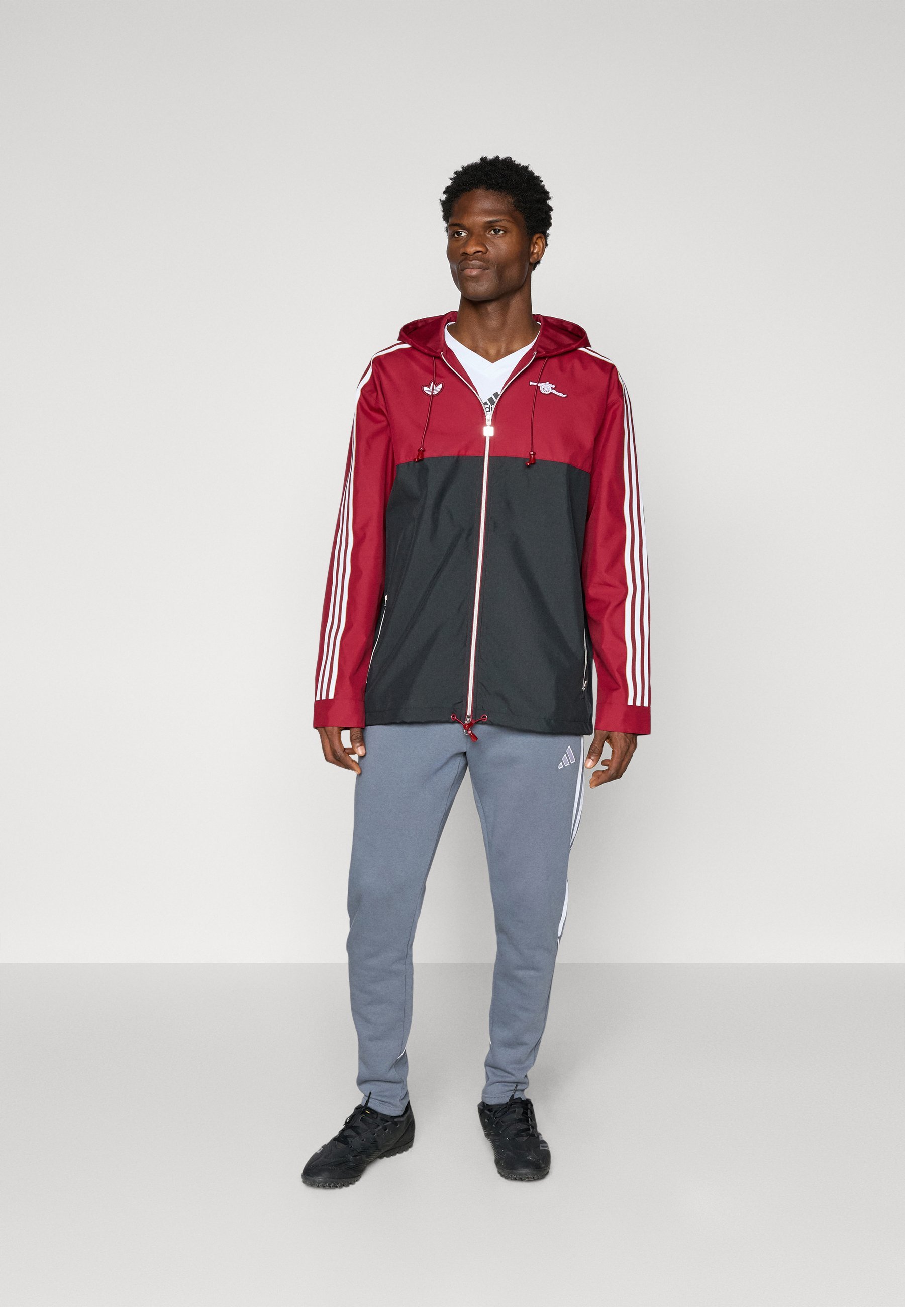 adidas Originals ARSENAL FC ICON PARKA - Clubkleding - teamcollectie bordeauxrood/zwart