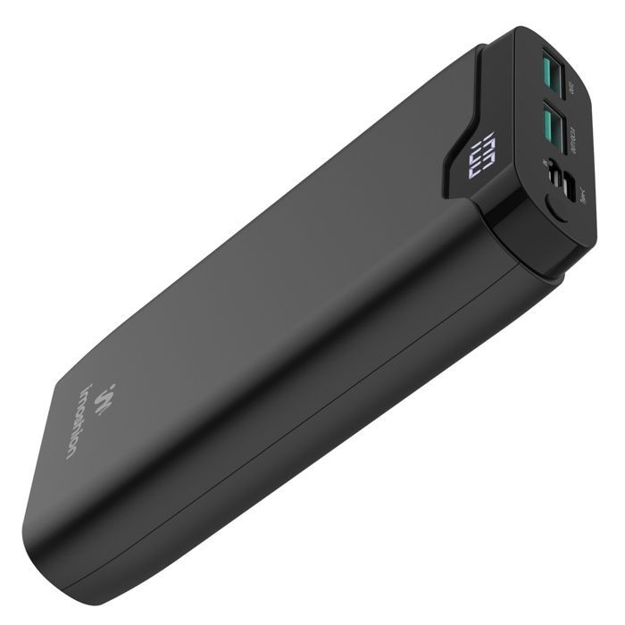 Batterie externe - 20.000 mAh - Quick Charge et Power Delivery - Noir