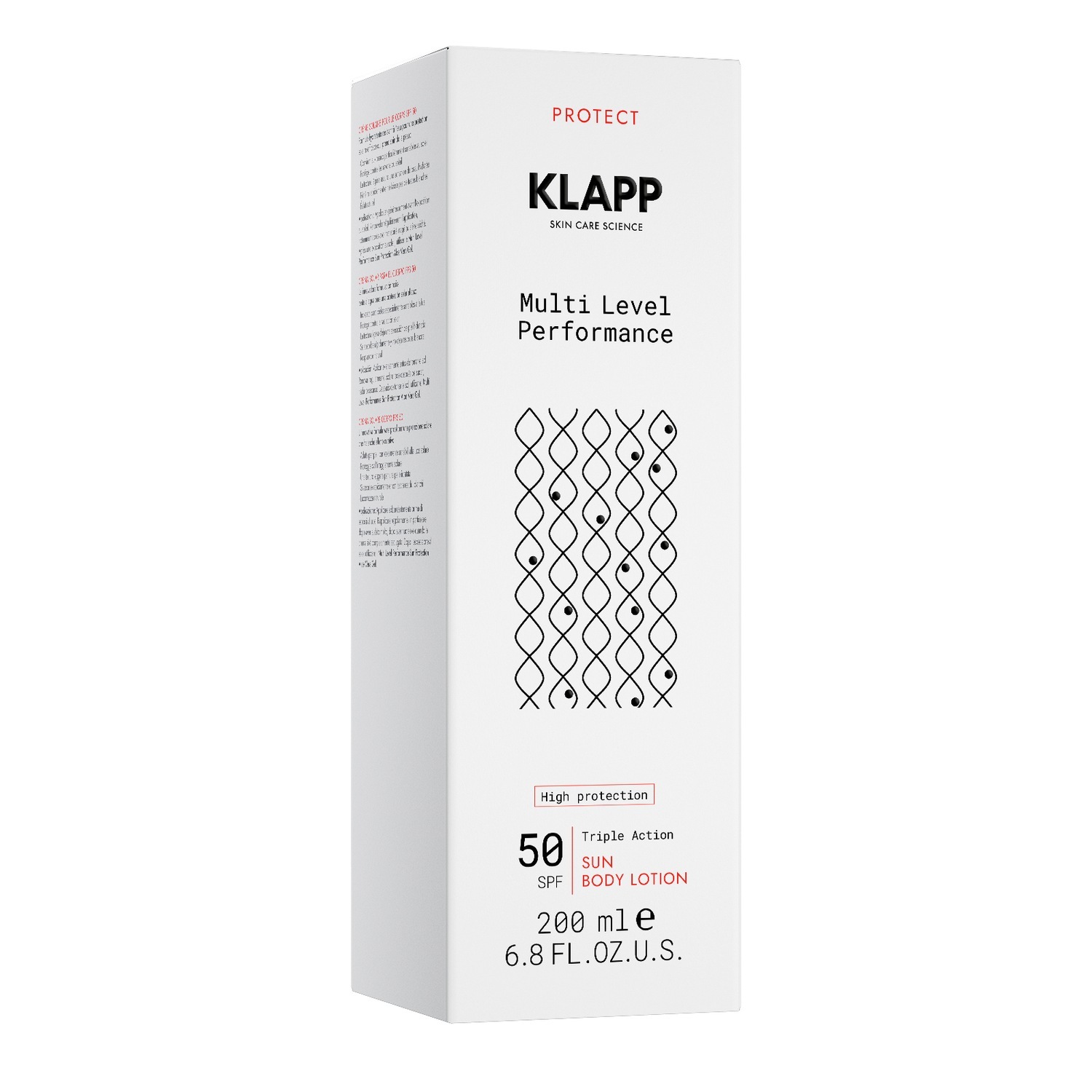 Klapp Multi Level Performance sončni losjon s trojnim delovanjem SPF 50 - 200 ml