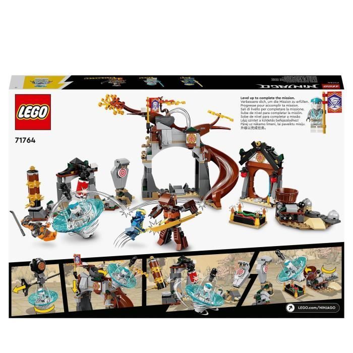 LEGO® 71764 Ninjago Ninja Training Center, Spinning Top Toy for Kids with Zane & Jay Minifigures