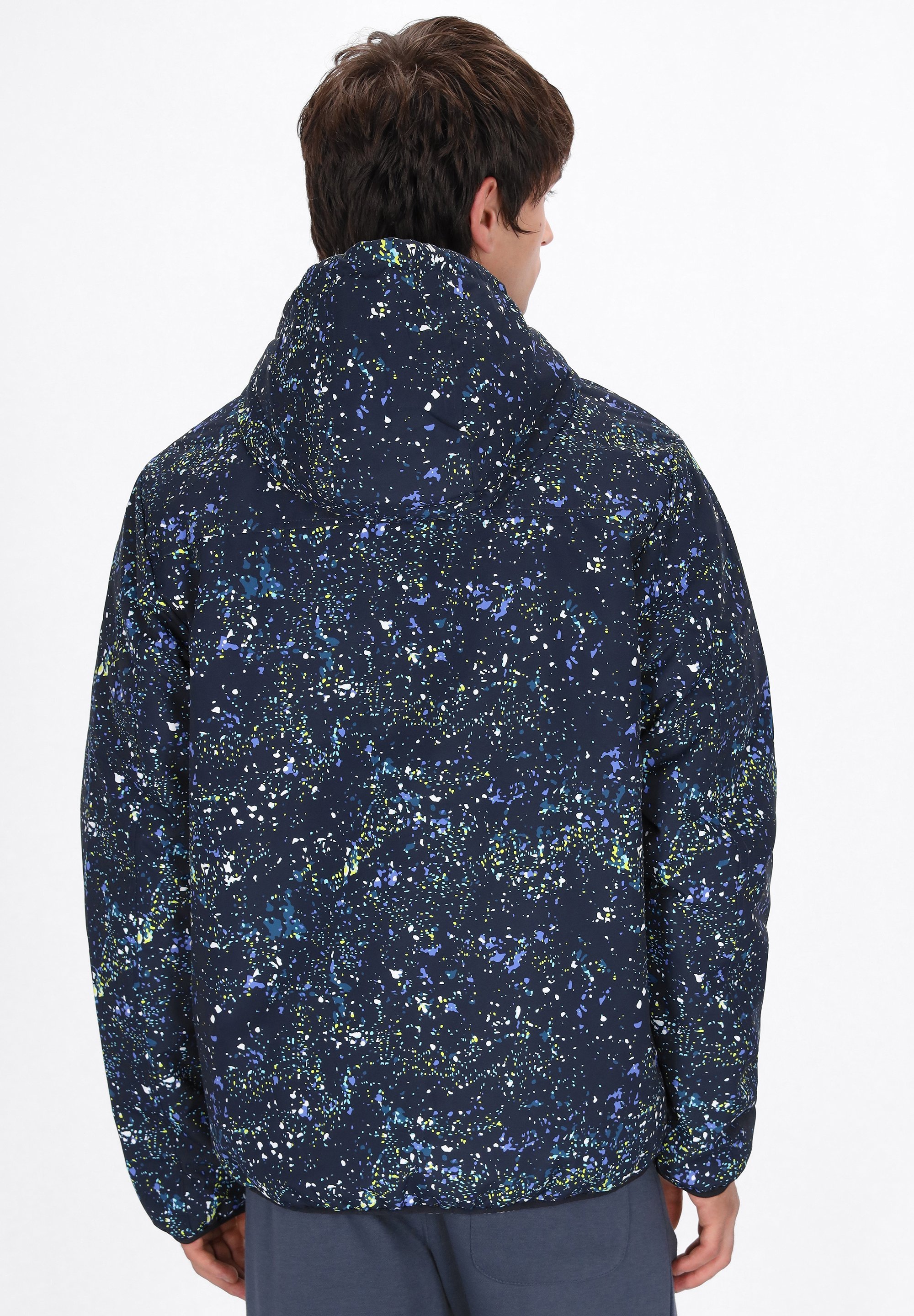 Mo Kevyt takki - laivastonsininen/monivärinen