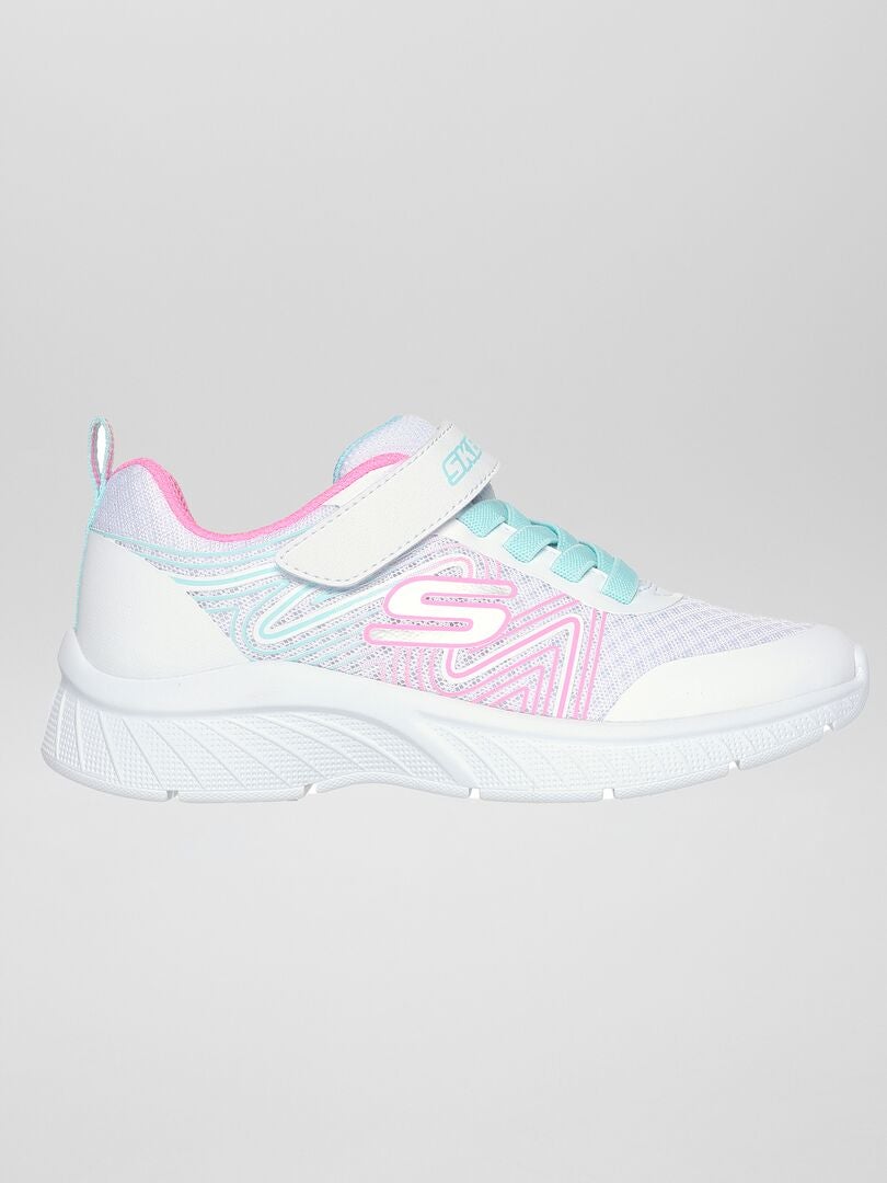 Tênis 'Skechers Microspec Plus - Swirl Sweet' - branco