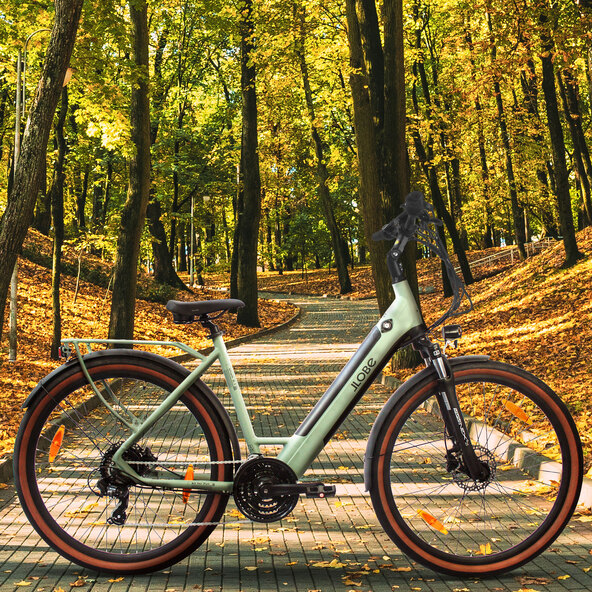 Bicicletă electrică de trekking Utah 2.1 de 28