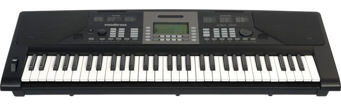 Clavier arrangeur - Woodbrass - KBA300 - 61 touches - Mode d'apprentissage - Lecteur MP3 intégré