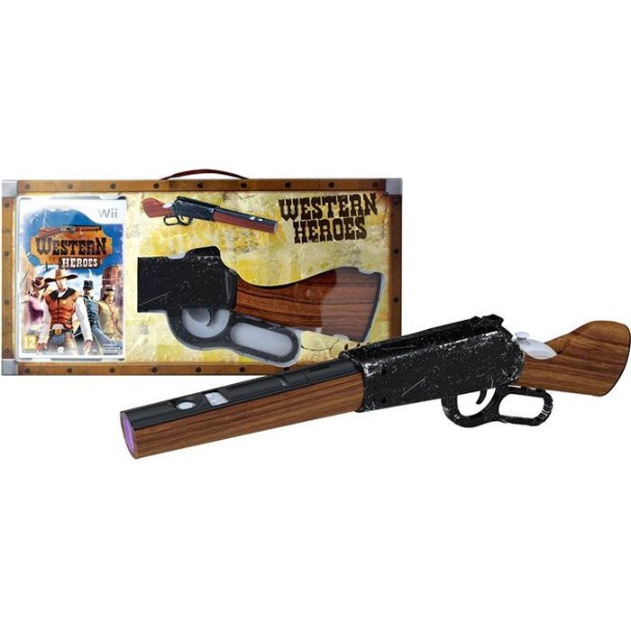 HERÓIS DO OESTE + PACOTE WINCHESTER / Jogo para console Wii