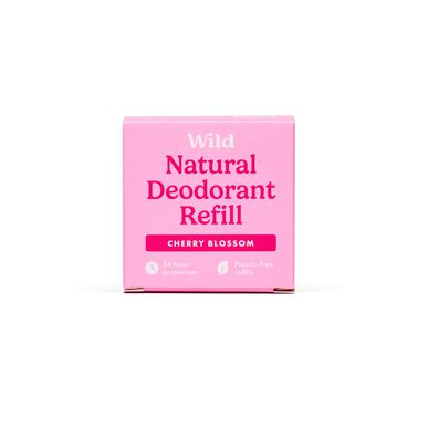 Recambio de desodorante natural Wild con aroma a flor de cerezo, 40 g