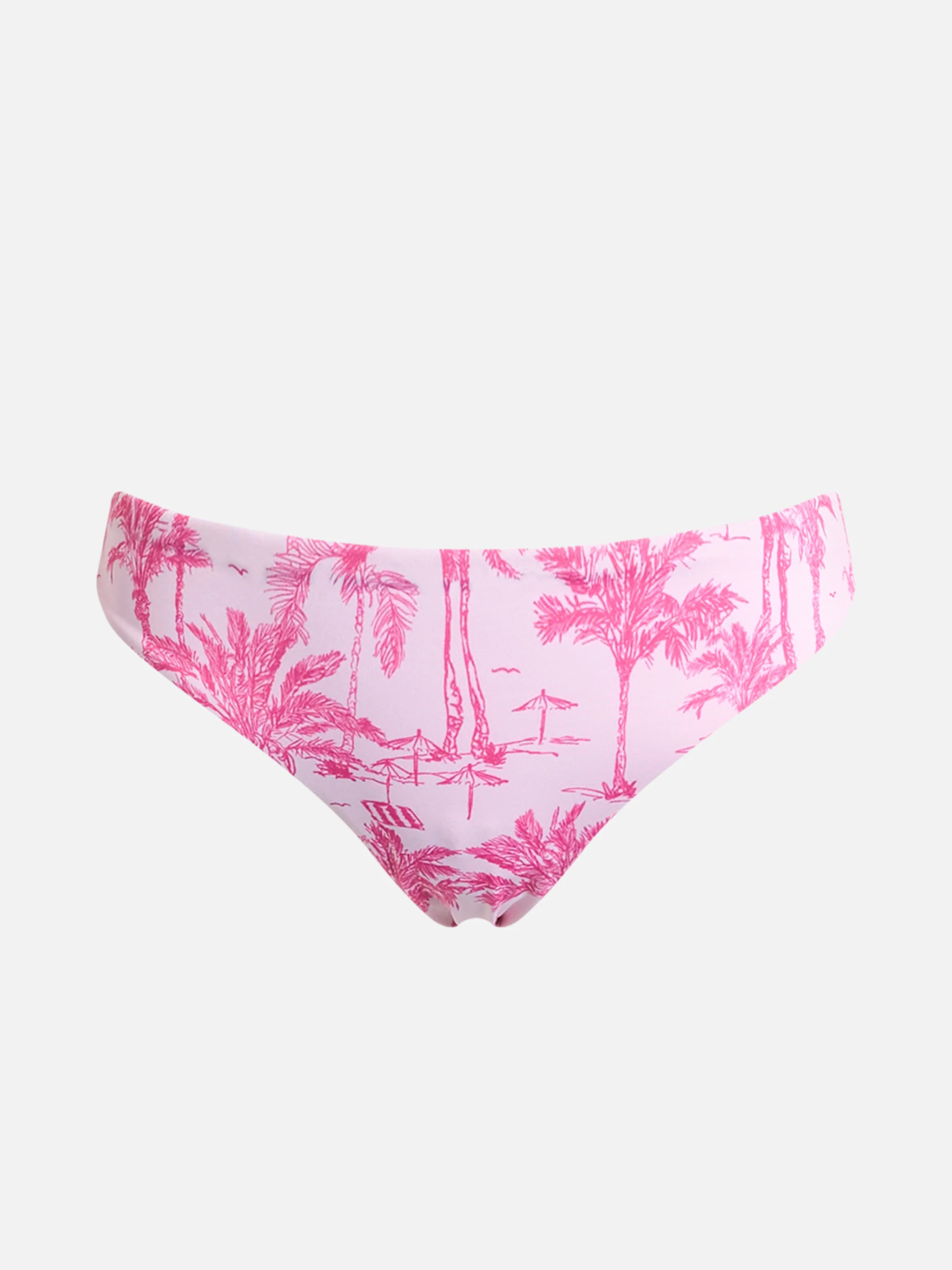 Culotte de bain fille avec nœud et imprimé toile de Jouy